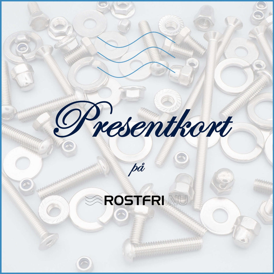 Presentkort på ROSTFRI.NU